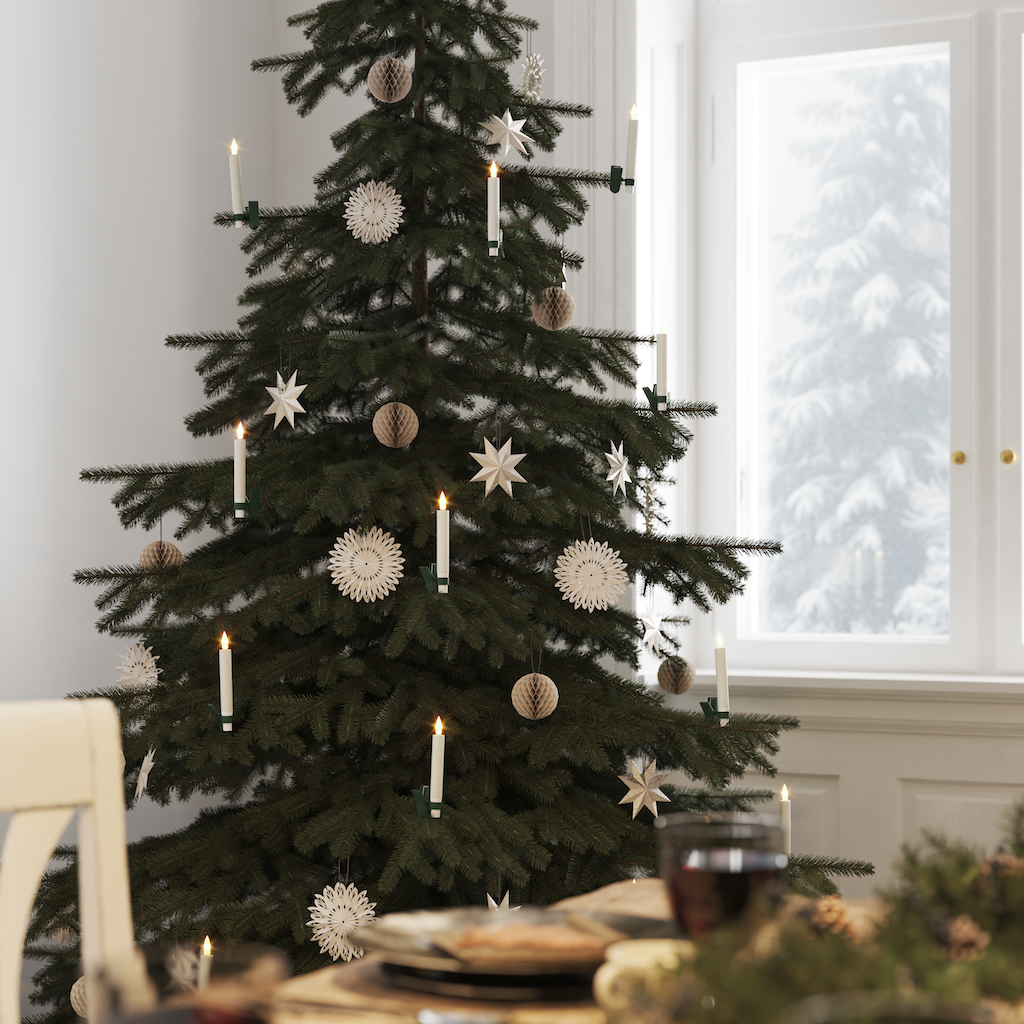 Deluxe Homeart Vahaga kaetud jõulukuuse küünlad 6 tk Christmas 4
