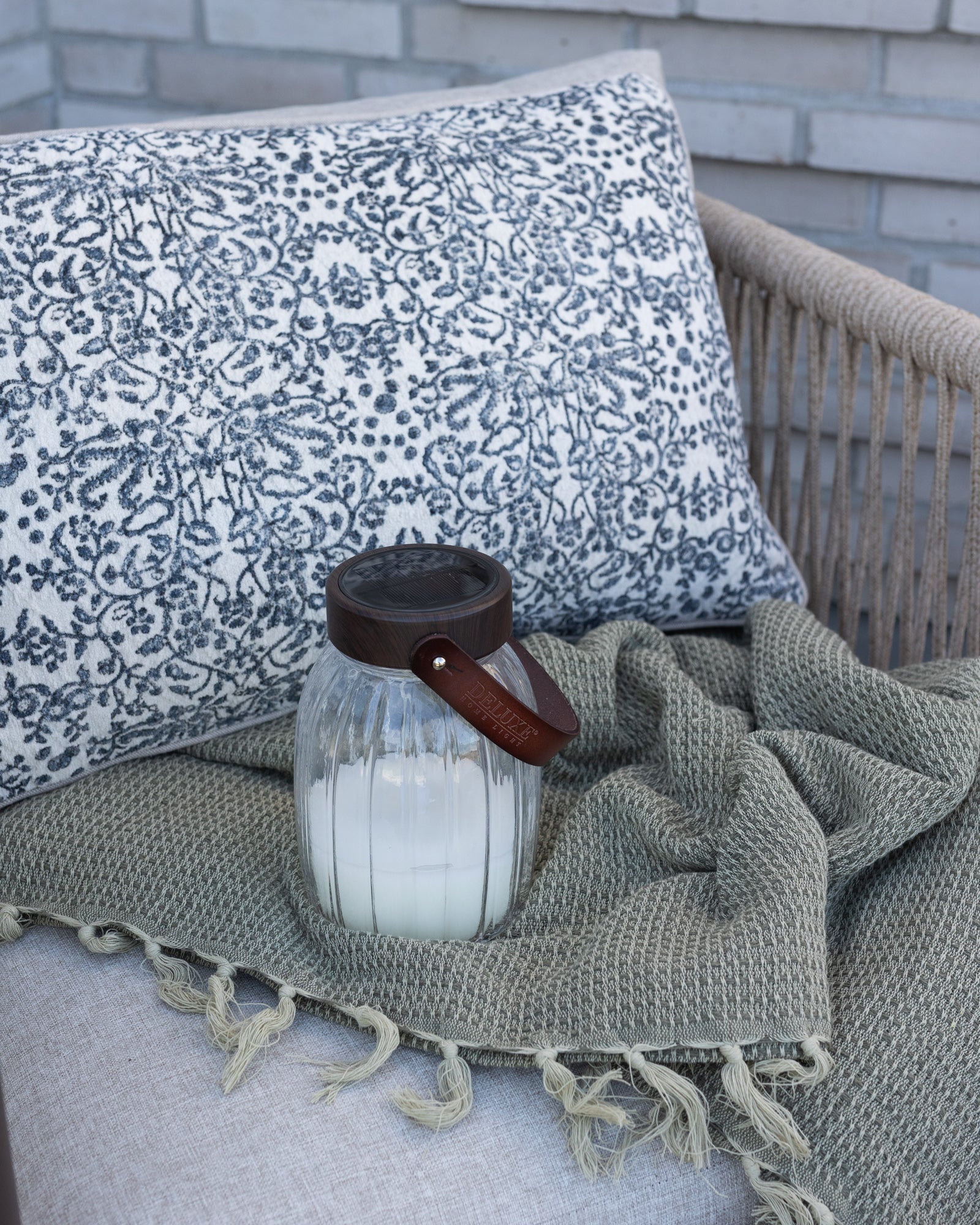 Deluxe Homeart LED Glasslykt 17cm LED lanterner 6