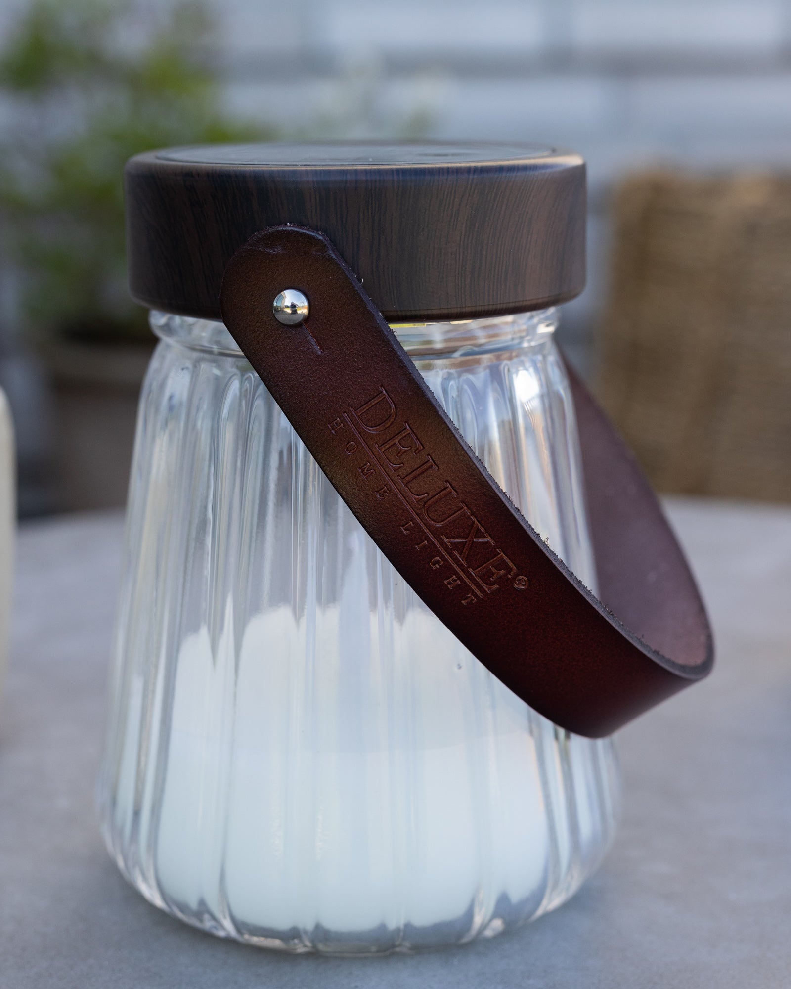 Deluxe Homeart Lanterna LED de vidro 13cm Lanternas LED 3