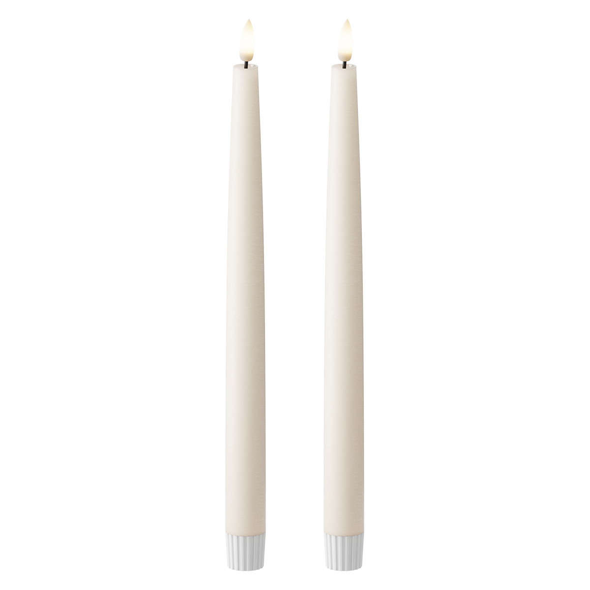 Coroana LED 2 buc, Ø 2,2 x 29 cm Ivory