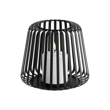 Lanternă LED Ø 20 x 17 cm Negru