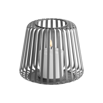 LED Lykt Ø 20 x 17 cm Grå