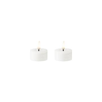 Ceainic LED WetLook 2 buc, Ø 4,5 x 2,5 cm Alb