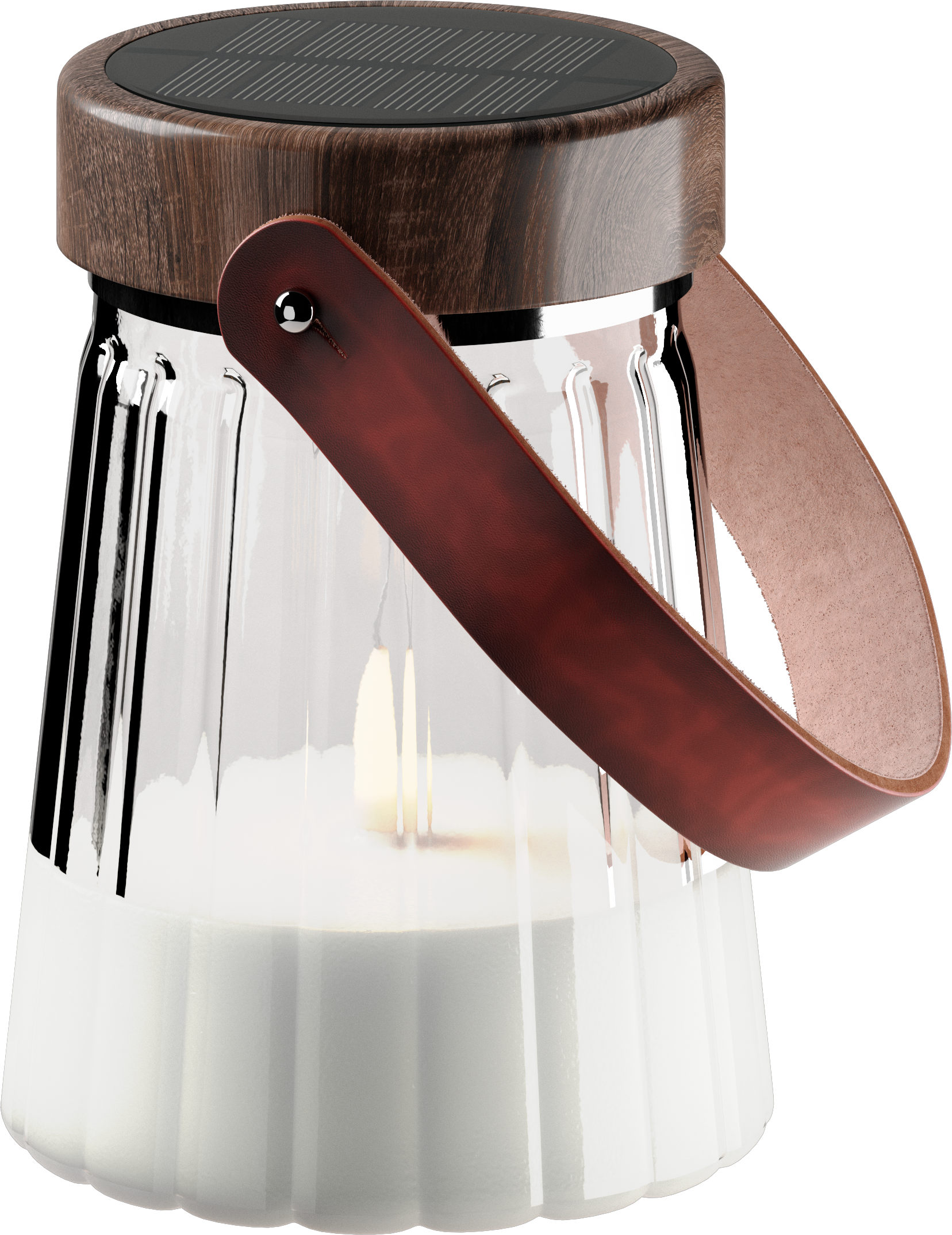 Deluxe Homeart Lanterna LED de vidro 13cm Lanternas LED 4