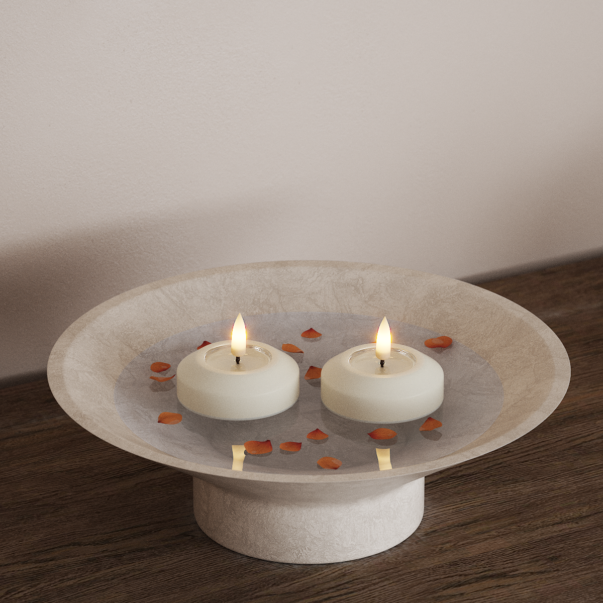 Deluxe Homeart LED Πλωτό φως Ø 6,1 cm 2 τεμ Λευκό Πλωτό φως LED 3