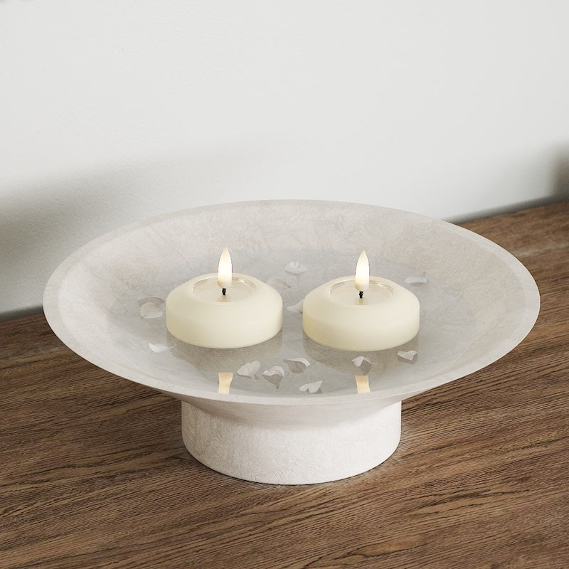 Deluxe Homeart Πλωτό φως LED Ø 6,1 cm (2 τεμ.) Κρεμ