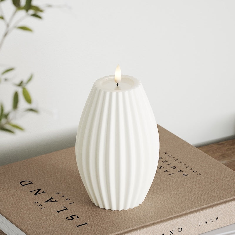 Deluxe Homeart Φωτιστικό αυλάκωσης LED D 10 x Υ 15 cm Λευκό