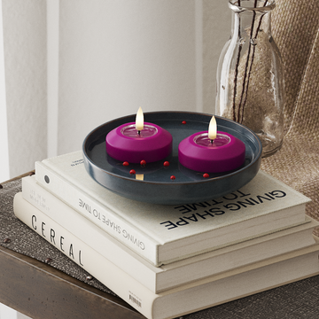 Deluxe Homeart LED Πλωτό φως Ø 6,1 cm 2 τεμ Βιολετί Πλωτό φως LED 4