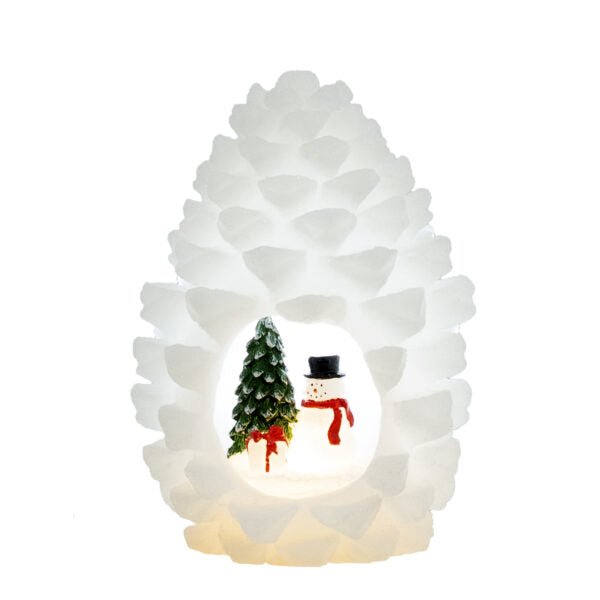 Kjegle med dekor 11*17cm Deluxe Homeart 1