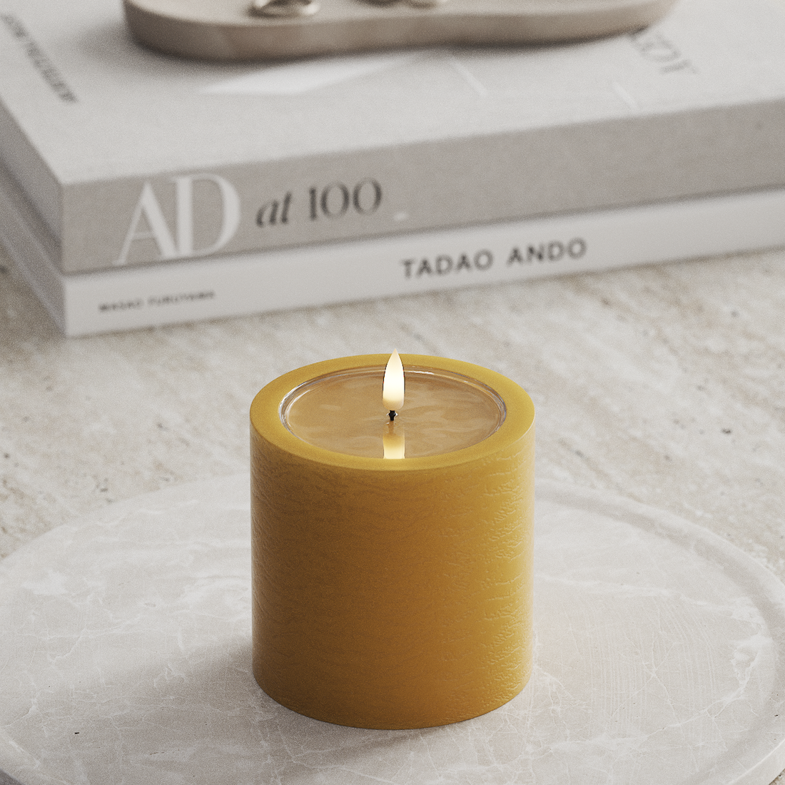 Deluxe Homeart Unique LED Bloklys D 10 x 10 cm Karry unique bloklys 3