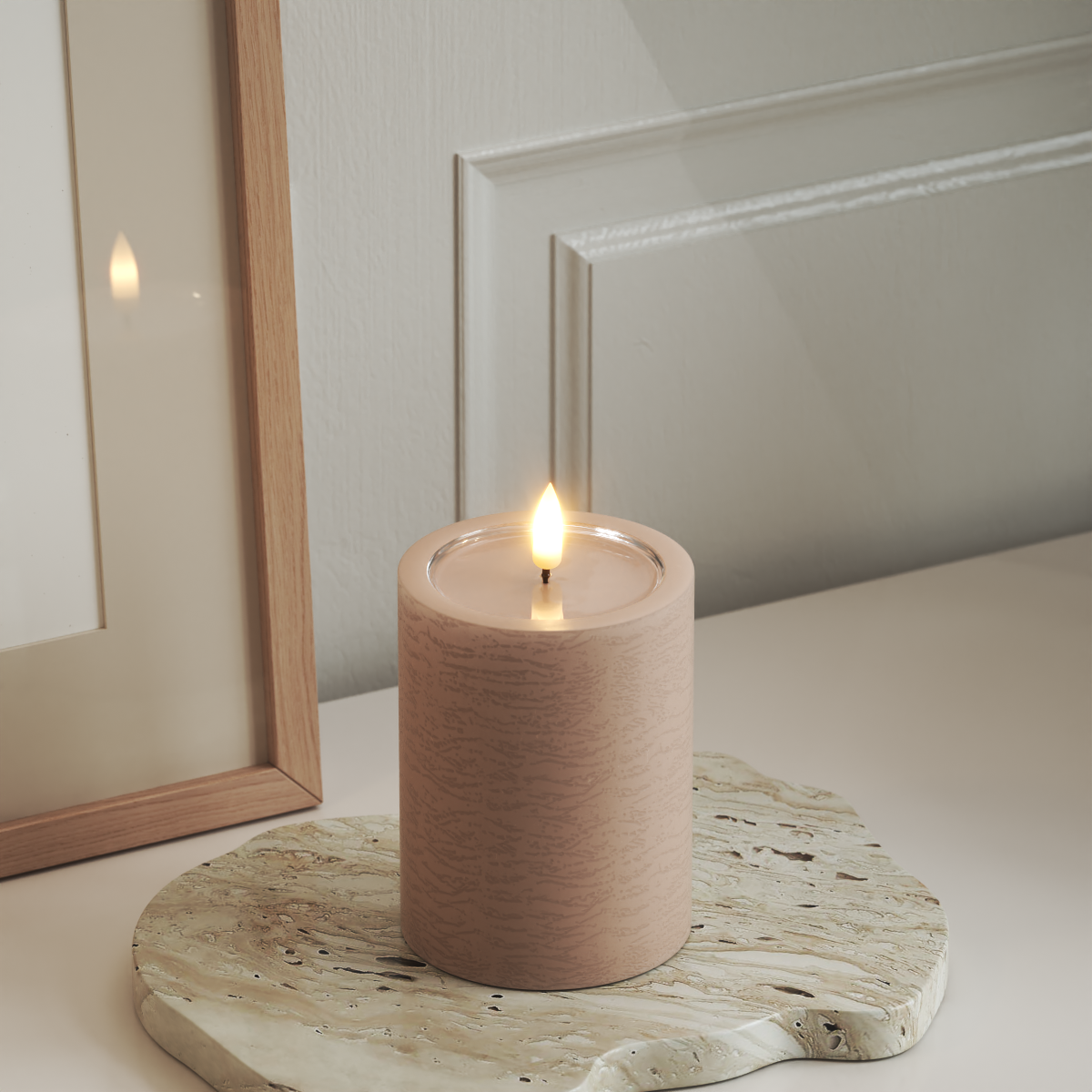 Deluxe Homeart Unique LED blokové světlo D 7,5 x 10 cm Růžová unique blokové světlo 3