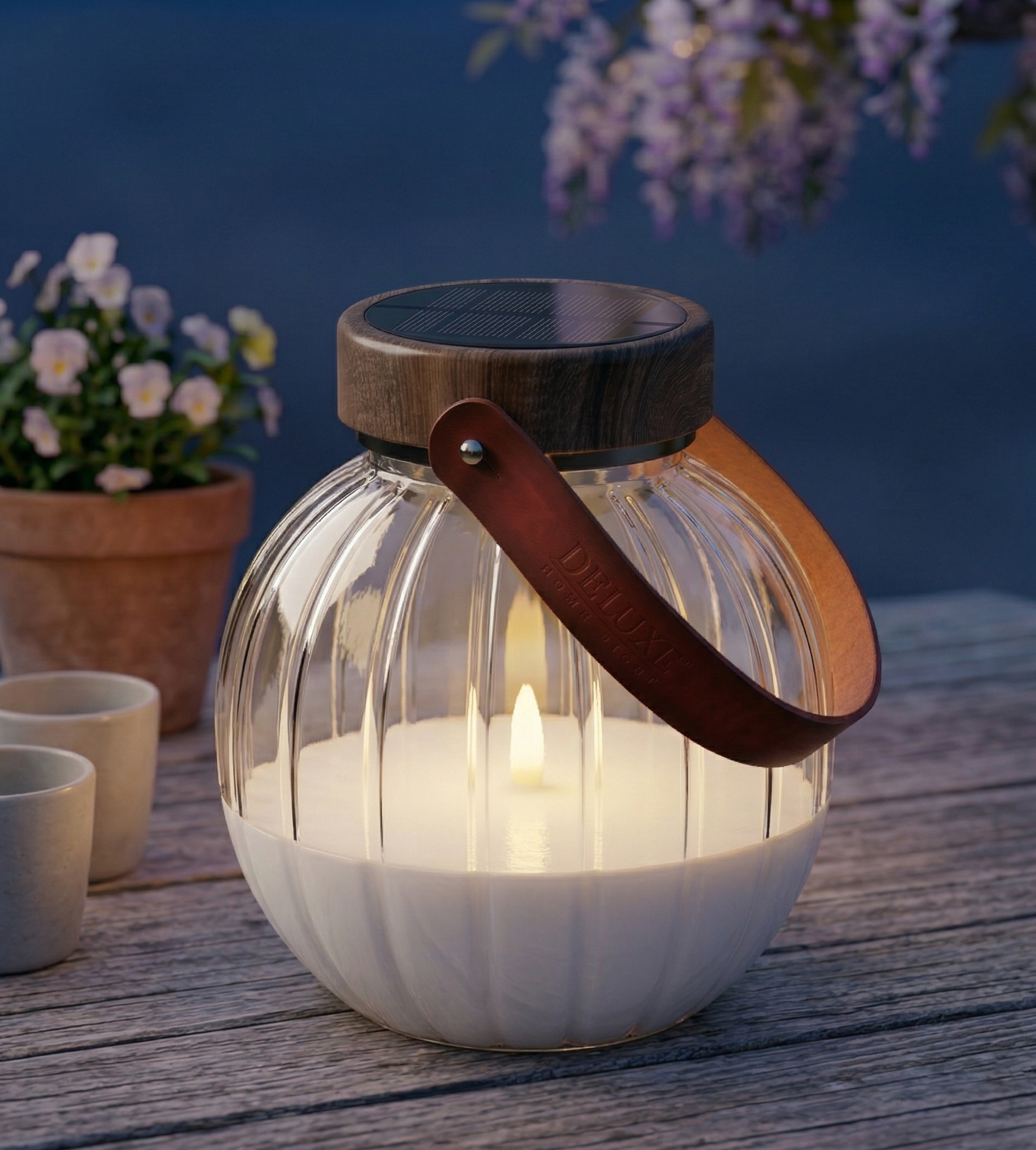 LED Glass Landers 20cm